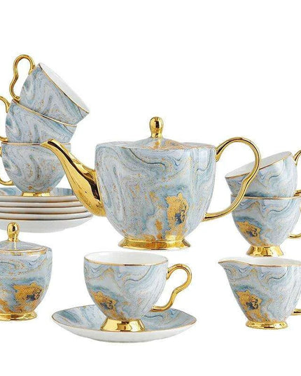 Refined English Bone China Tea Set: Elevate Your Afternoon Tea Experience