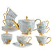 Elegant English Porcelain Tea Set for Sophisticated Tea Moments