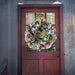 Handcrafted PVC Christmas Wreath for Festive Decor