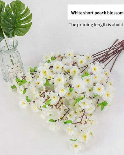 Silk Cherry Blossom Stems - 65CM & 125CM Faux Floral Arrangements for All-Season Home and Event Decor