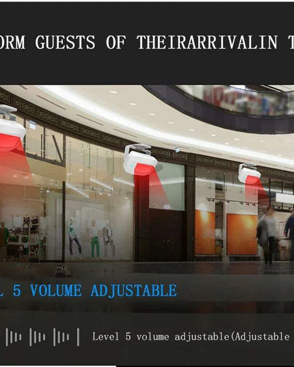 Advanced Customizable Wireless Motion Sensor Doorbell with Extended Detection Capability