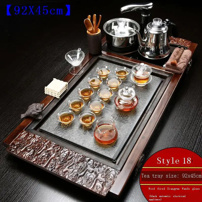 Elegant Vintage Chinese Tea Set for Gongfu Tea Ceremonies and Home Decor