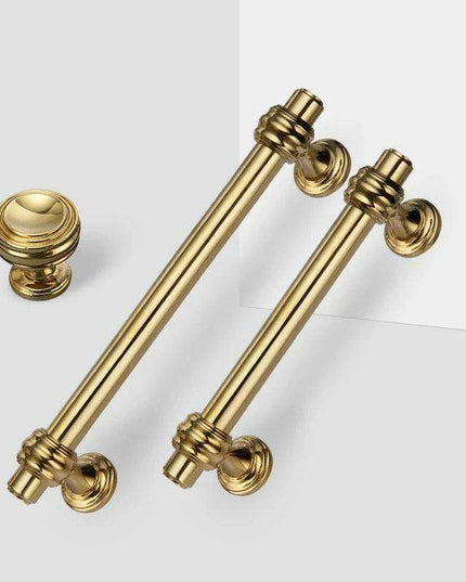 Elegant Rose Gold Cabinet Handles - High-Quality PVD Finish
