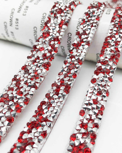 Sparkling Rhinestone Trim Kit for Creative Crafting - 1 Yard of Glamorous Elegance