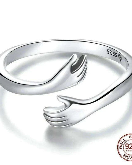 Eternal Warmth Adjustable Hand Hug Ring - A Token of Unending Affection