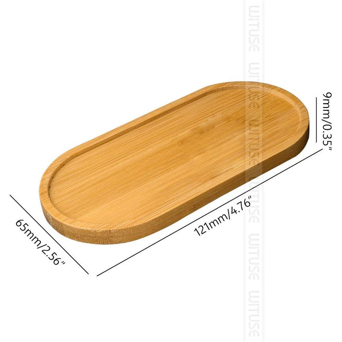 Bamboo Elegance: Rustic Multi-Functional Tray for Home Decor