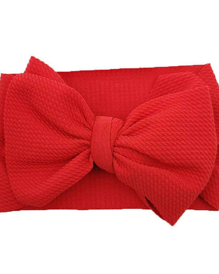 Chic Oversized Bow Turban Headband for Fashion-Forward Baby Girls