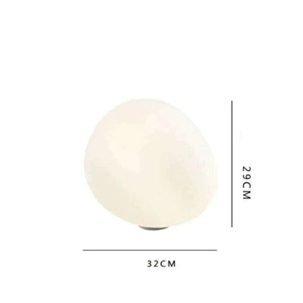 Sleek Nordic-Inspired Geometric Glass Table Lamp