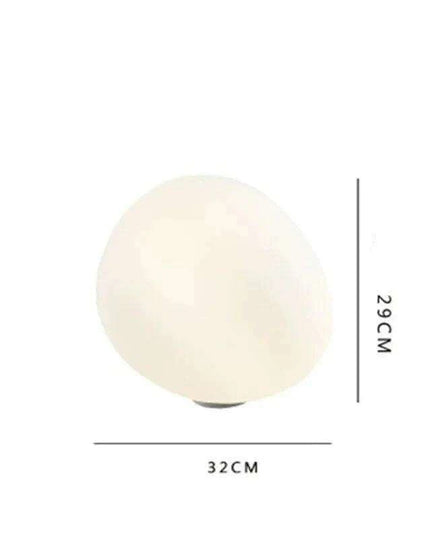 Sleek Nordic-Inspired Geometric Glass Table Lamp