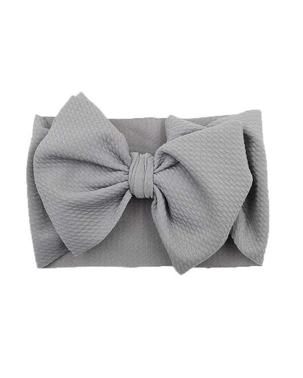 Chic Oversized Bow Turban Headband for Fashion-Forward Baby Girls