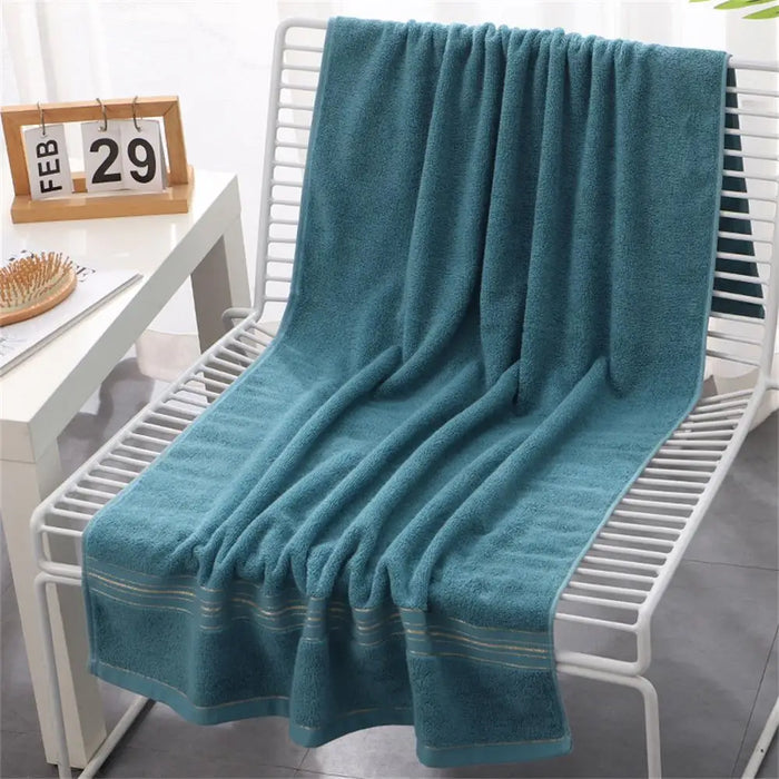 Sumptuous Grey Cotton Oversized Bath Towel - Luxuriously Soft, Highly Absorbent, and Chic