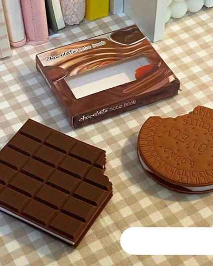 Biscuit Chocolate Bliss Memo Notepads - Your Fun and Functional Note-Taking Essential