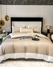 Beige / Twin size 3pcs / Flat Bed Sheet