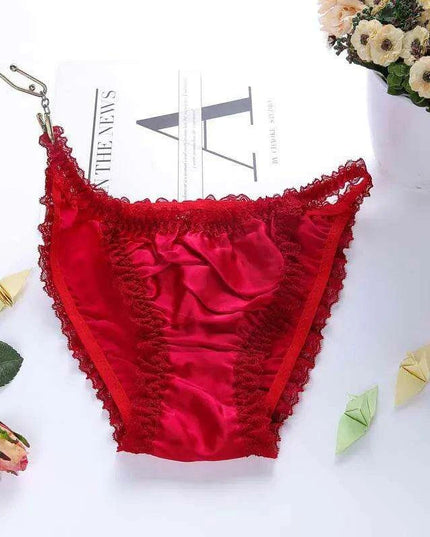 Opulent Plus Size Silk Satin Seamless Knickers for Women