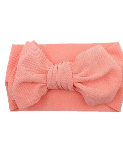 Chic Oversized Bow Turban Headband for Fashion-Forward Baby Girls