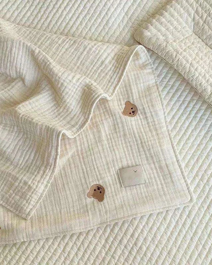 Cozy Bear Cotton Infant Sleep Wrap - Adorable Blanket for Sweet Dreams