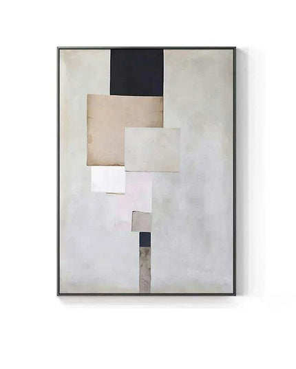 Customizable Geometric Canvas Art: Modern Abstract Design for Stylish Home Interiors