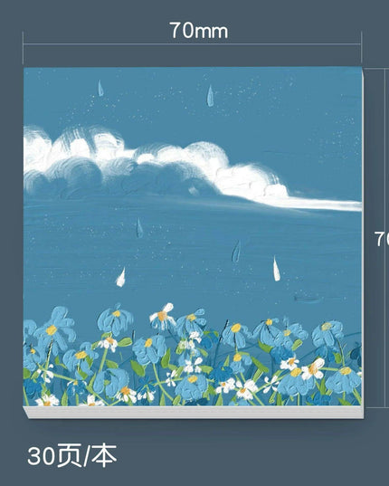 Serene Landscapes Sticky Note Pads for Effortless Organization