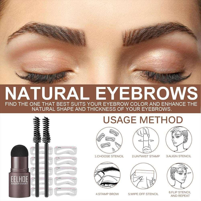 Mushroom-Tipped Brow Shaping Kit for Effortless Eyebrow Perfection