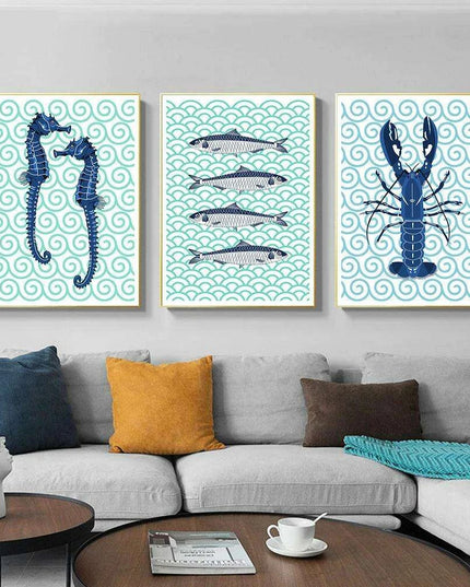 Underwater Marine Life Canvas Art - Custom Sizes & Worldwide Delivery