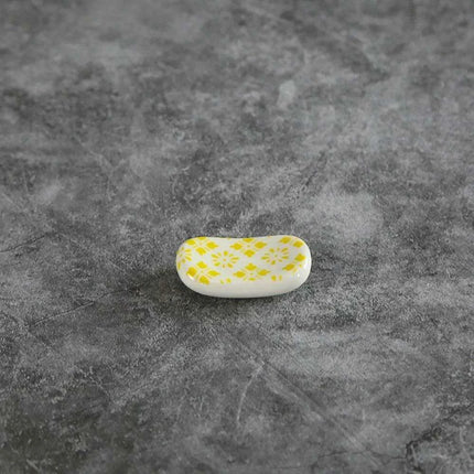 Elegant Square Ceramic Chopstick Holder - 1pc for Stylish Dining Experience