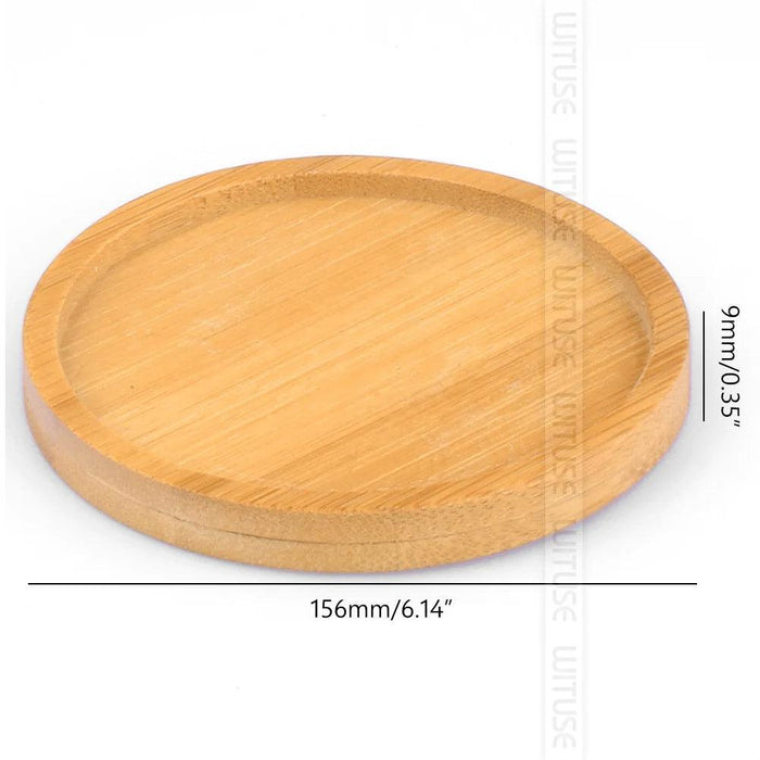 Bamboo Elegance: Rustic Multi-Functional Tray for Home Decor
