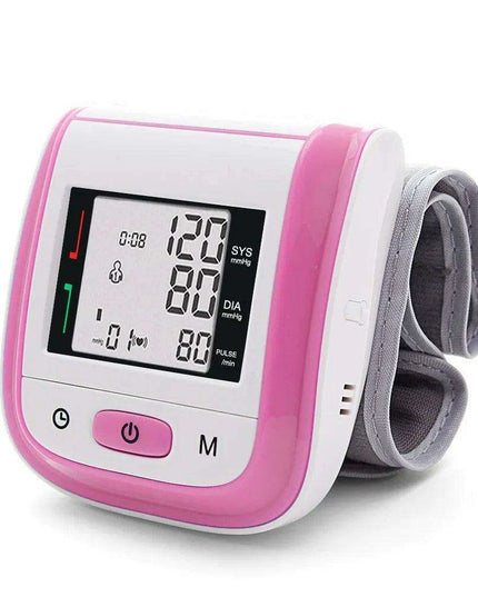 Wrist-Fit Digital Blood Pressure & Heart Rate Tracker for Optimal Health Monitoring