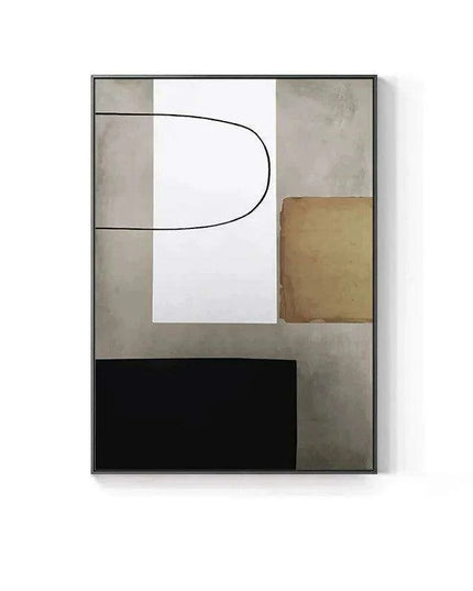 Customizable Geometric Canvas Art: Modern Abstract Design for Stylish Home Interiors