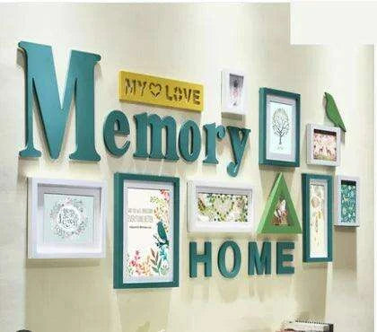 Rustic Charm 11-Piece Photo Frame Set for Cozy Home Decor
