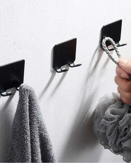 Chic Stainless Steel Razor Organizer with Waterproof Adhesive - Effortlessly Declutter Your Space