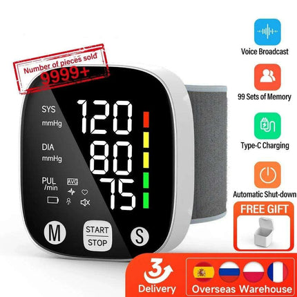 HealthMate Portable Blood Pressure & Heart Rate Monitoring Device - Your Go-To Health Assistant - Très Elite