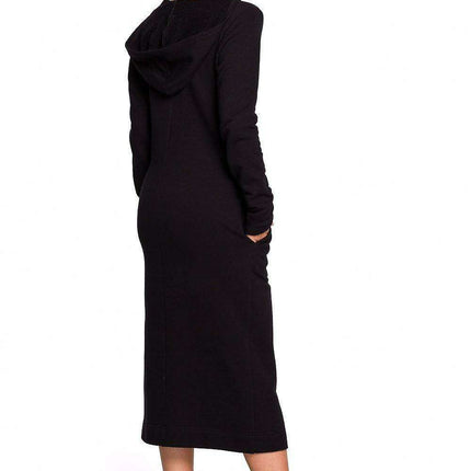 Heartfelt Casual Hooded Dress - Relaxed Daydress with Pockets - Très Elite