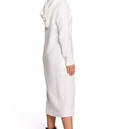 Heartfelt Casual Hooded Dress - Relaxed Daydress with Pockets - Très Elite