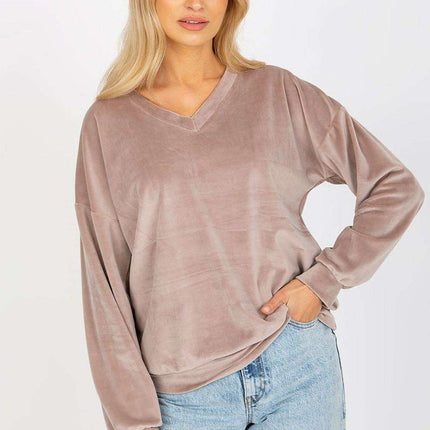 Heartfelt Elegance Velour Sweatshirt For Women Paris Chic - Très Elite