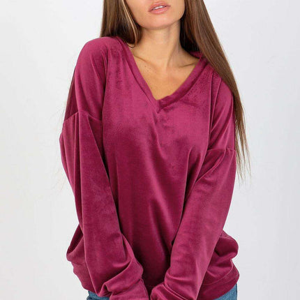 Heartfelt Elegance Velour Sweatshirt For Women Paris Chic - Très Elite