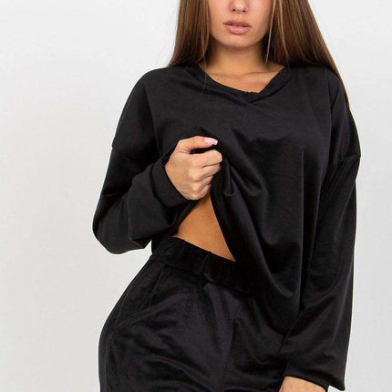 Heartfelt Elegance Velour Sweatshirt For Women Paris Chic - Très Elite