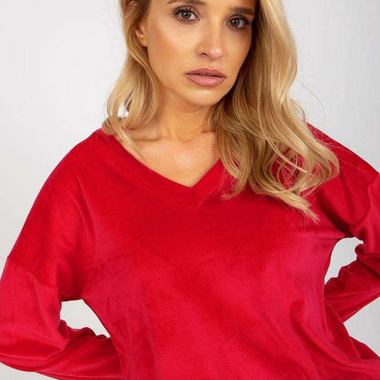 Heartfelt Elegance Velour Sweatshirt For Women Paris Chic - Très Elite
