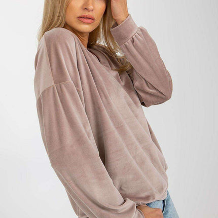 Heartfelt Elegance Velour Sweatshirt For Women Paris Chic - Très Elite