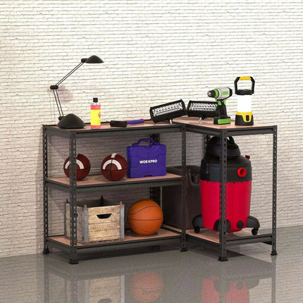 Heavy-Duty 4-Tier Metal Garage Storage Rack - 7200 lbs Load Capacity - Très Elite