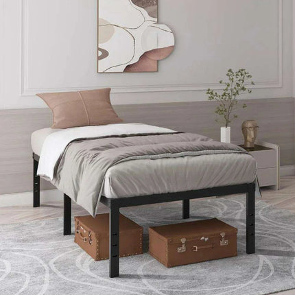Heavy-Duty King Bed Frame with 3500 lbs Capacity and 18" Height for Ample Under-Bed Storage- Très Elite- Très Elite