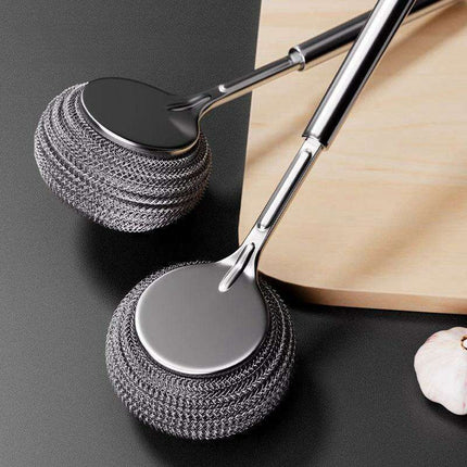 Heavy-Duty Stainless Steel Scrubbing Ball - Your Kitchen's Essential Cleaning Powerhouse - Très Elite