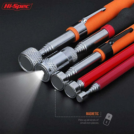 Heavy-Duty Telescopic Magnetic Pickup Tool - 8LB Capacity Stainless Steel Design - Très Elite