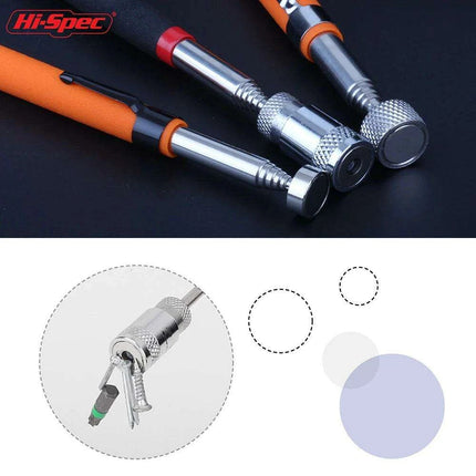 Heavy-Duty Telescopic Magnetic Pickup Tool - 8LB Capacity Stainless Steel Design - Très Elite