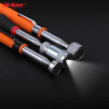 Heavy-Duty Telescopic Magnetic Pickup Tool - 8LB Capacity Stainless Steel Design - Très Elite