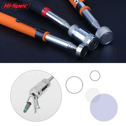 Heavy-Duty Telescopic Magnetic Pickup Tool - 8LB Capacity Stainless Steel Design - Très Elite