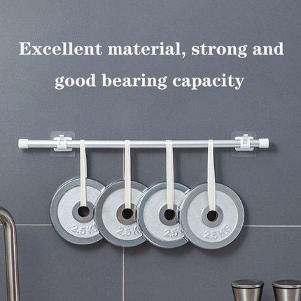 Heavy-Duty Waterproof Curtain Rod Brackets with Easy Peel-and-Stick Installation - Très Elite