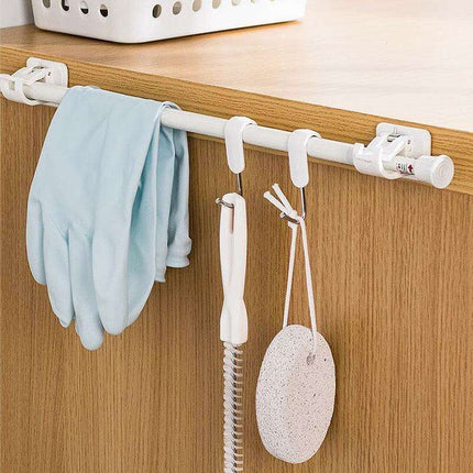 Heavy-Duty Waterproof Curtain Rod Brackets with Easy Peel-and-Stick Installation - Très Elite