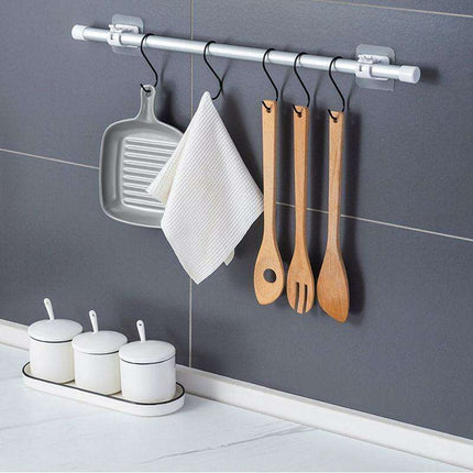 Heavy-Duty Waterproof Curtain Rod Brackets with Easy Peel-and-Stick Installation - Très Elite