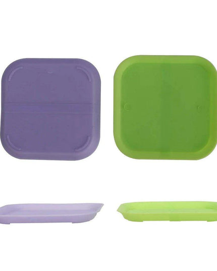 Colorful 5-Piece Resin Plant Tray Collection for Chic Indoor and Outdoor Gardening