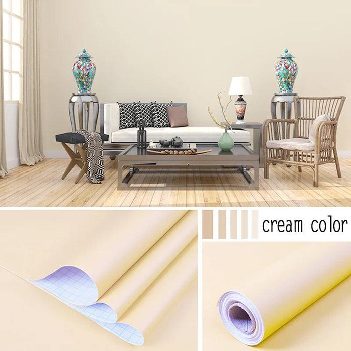 Waterproof Vinyl Self-Adhesive Wallpaper Roll - Customizable Peel and Stick Contact Paper